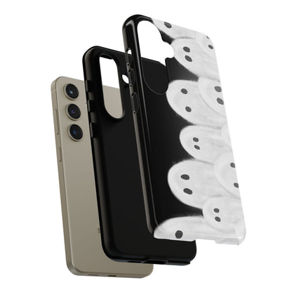 Painted Ghosts Phone Case | Ghostly Tough Phone Case for Spooky Style, Halloween Gift, Phone Cover, Ghost Theme, Unique Accessory, Spooky Season, Viral Painted Ghosts Inspired Design