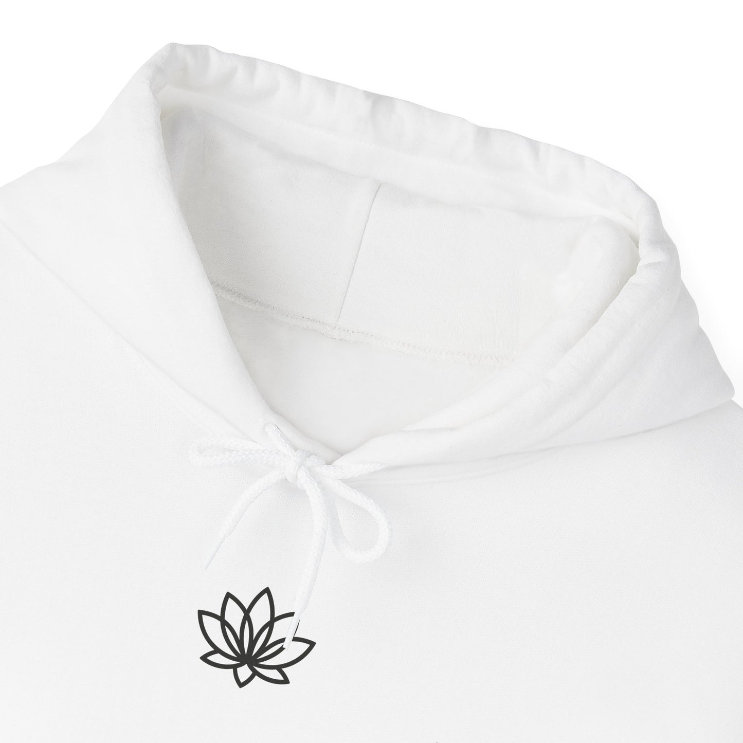 Lotus Flower Unisex Hoodie: Cozy Sweatshirt, Gift for Yoga Lovers, Meditation Apparel, Casual Streetwear, Nature-Inspired Wear, Artsy Collage, Cool Crewnecks