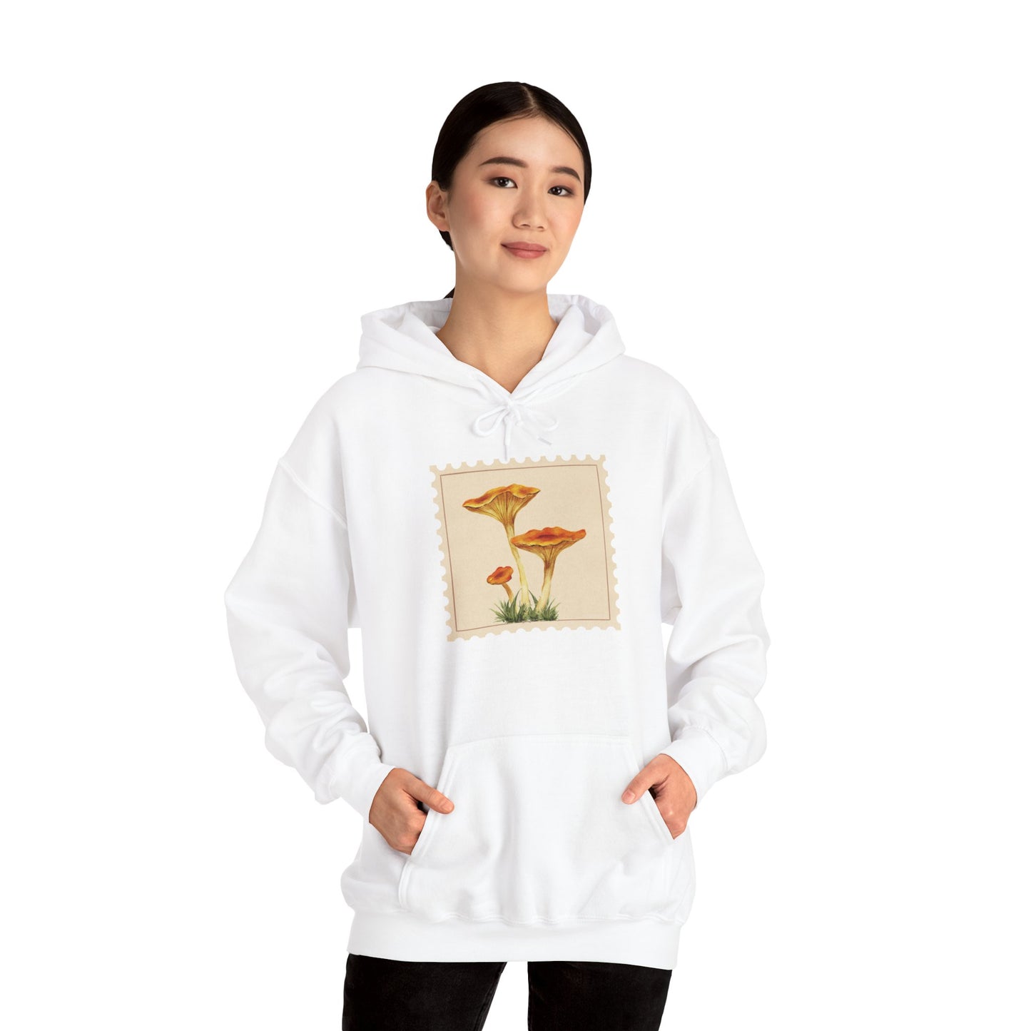Botanical Print Hoodie, Cozy Sweatshirt, Nature Lover Gift, Comfortable Casual Wear, Fall Fashion, Unisex Hoodie, Comfy Mushroom Hoodie, Nature Vibes, Perfect for Fall