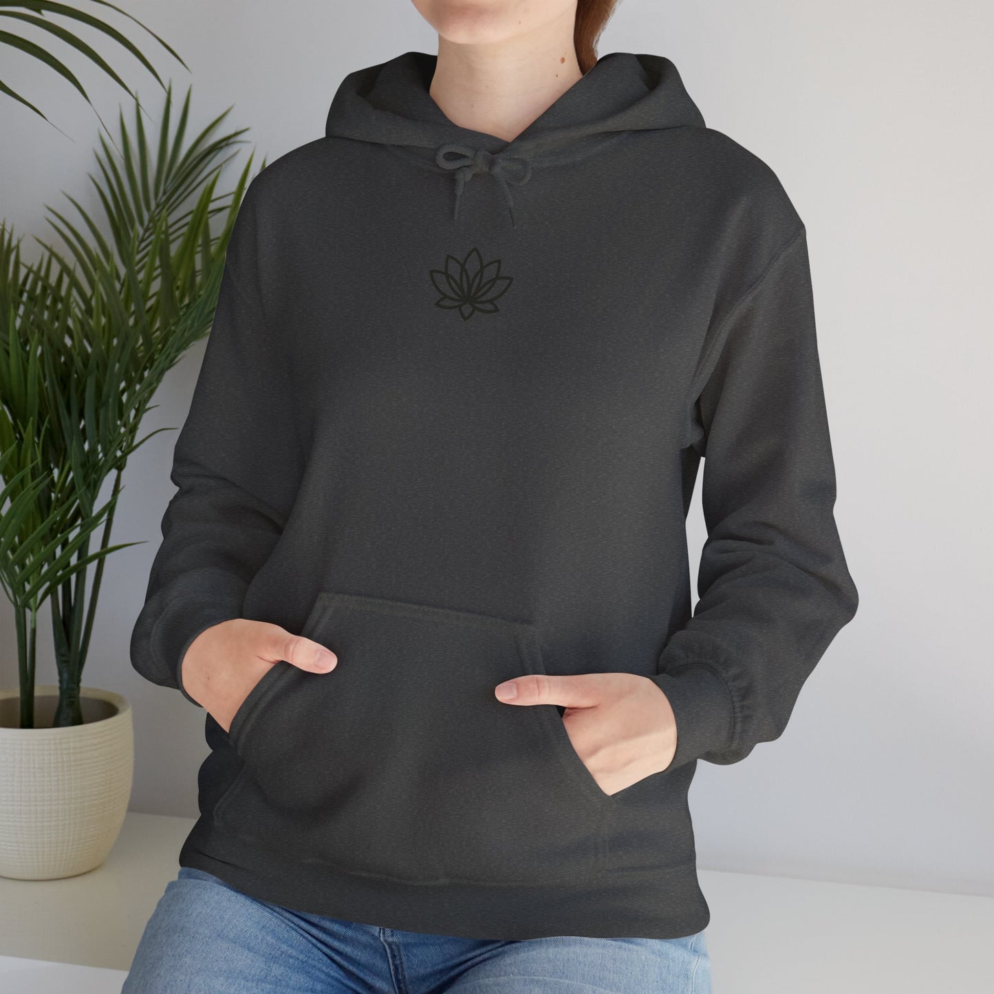 Lotus and Sunset Unisex Hoodie - Cozy Gift for Mindfulness, Meditation, or Nature Lovers, Perfect for Fall and Winter