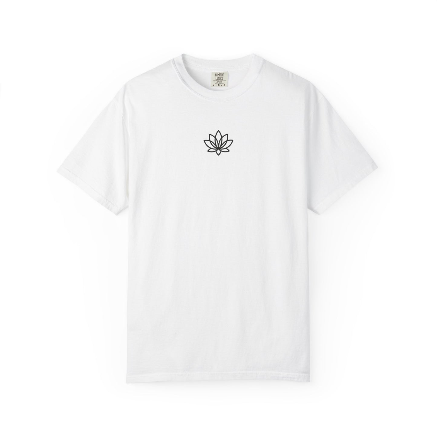 Lotus Bloom Unisex T-shirt, Soft Cotton Tee, Spiritual Gift, Meditation Wear, Casual Daily Outfit, Nature Lover Apparel