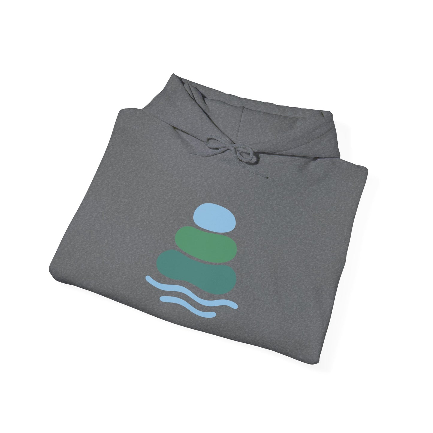 Zen-Inspired Unisex Hooded Sweatshirt, Relaxing Sweatshirt, Comfortable Hoodie, Gift for Meditation Lovers, Cozy Outerwear for All Occasions
