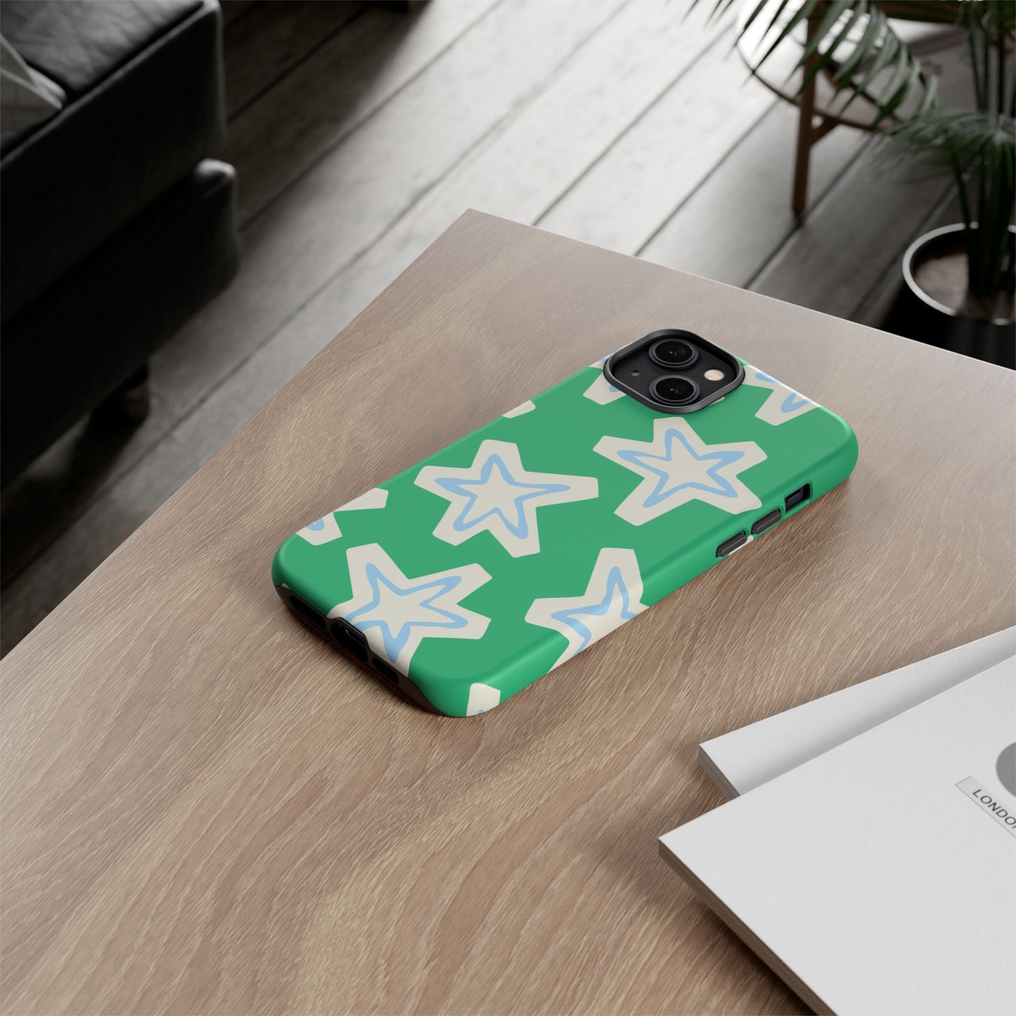 Retro Star Pattern Phone Case | Tough Cases, Colorful Cover for Phones, Phone Accessories, Gift for Her, Trendy Cases