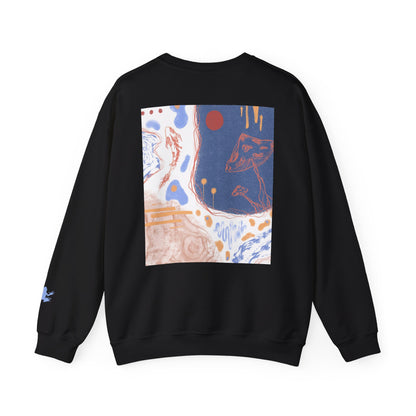 Artistic Unisex Crewneck Sweatshirt - Cozy Comfort, Colorful Designs, Gifts for Art Lovers, Relaxing Vibes, Everyday Wear, Unique Style