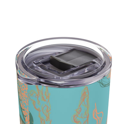 Vibrant Skinny Tumbler, Colorful Drinkware, Reusable Travel Mug, Eco-friendly Gift, Summer Hydration Cup, Stylish Beverage Container