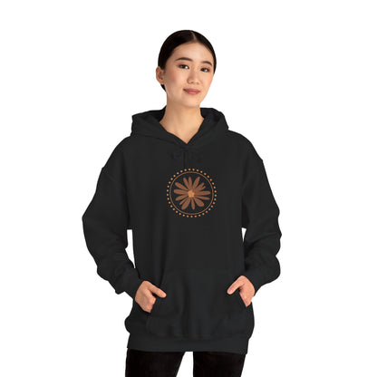 Chic Flower Design Unisex Hoodie, Cozy Sweatshirt, Trendy Gift for Her, Fall Fashion, Casual Comfort Wear