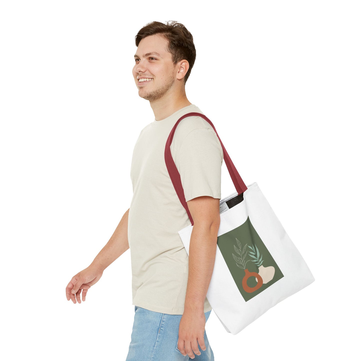 Stylish AOP Tote Bag, Eco-Friendly Shopping Bag, Reusable Carryall, Art Print Handbag, Gift for Her
