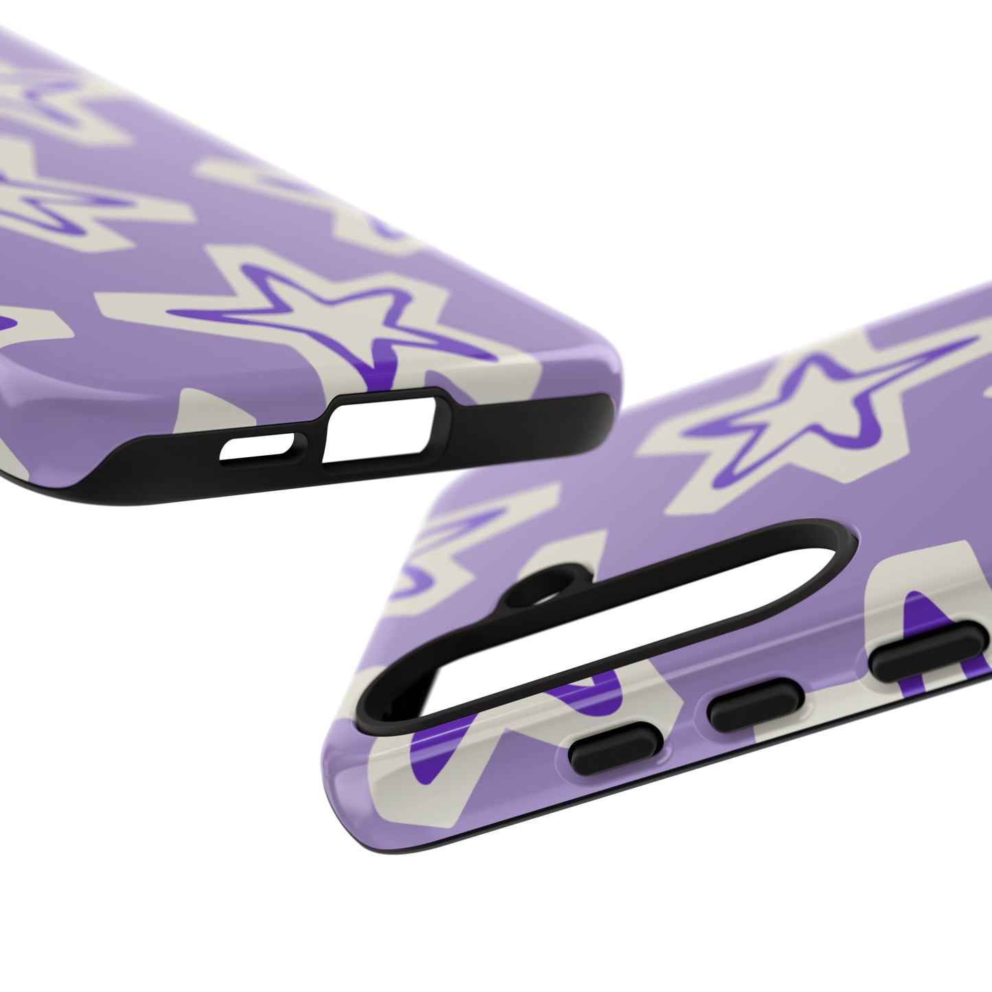 Starry Pattern Phone Case, Cute Star Design, Tough Phone Cover, Gifts for Her, Stylish Phone Accessory