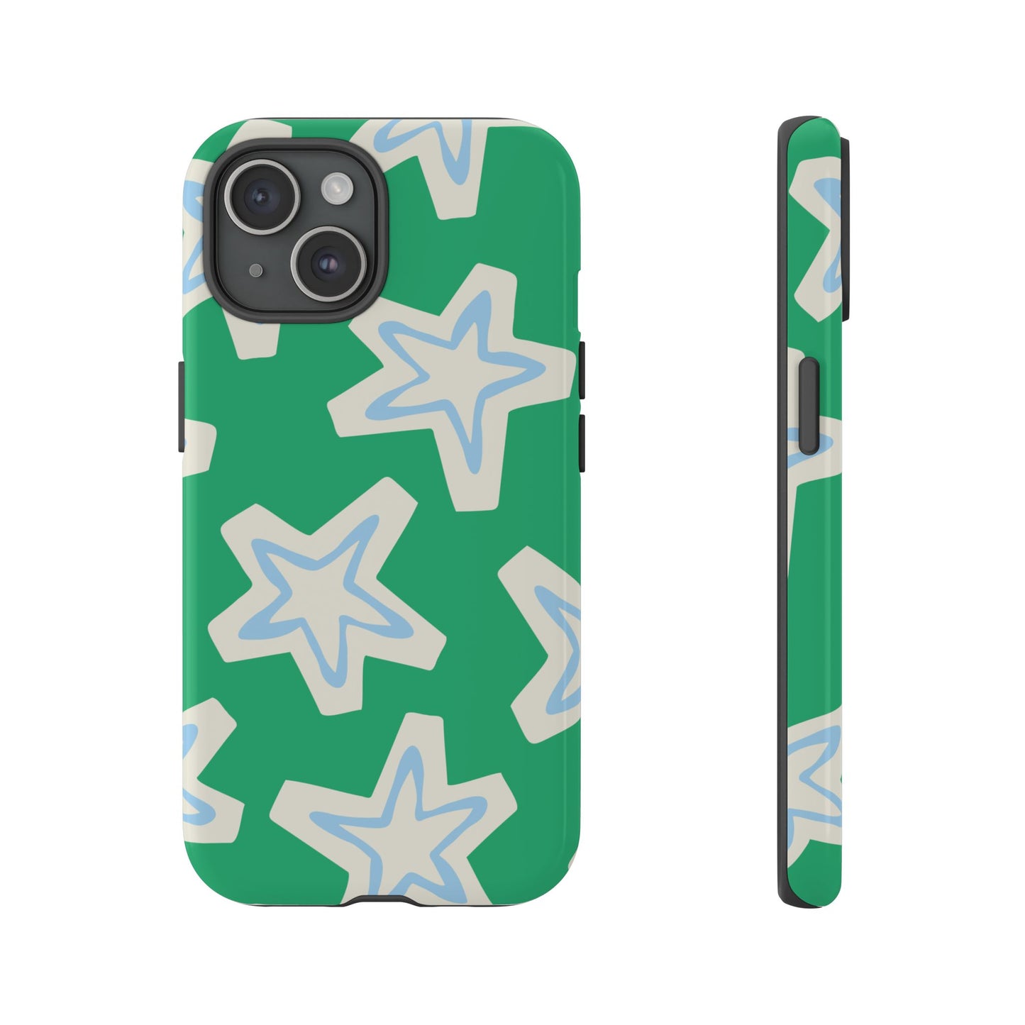 Retro Star Pattern Phone Case | Tough Cases, Colorful Cover for Phones, Phone Accessories, Gift for Her, Trendy Cases