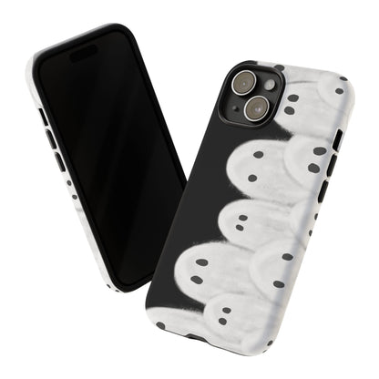 Painted Ghosts Phone Case | Ghostly Tough Phone Case for Spooky Style, Halloween Gift, Phone Cover, Ghost Theme, Unique Accessory, Spooky Season, Viral Painted Ghosts Inspired Design