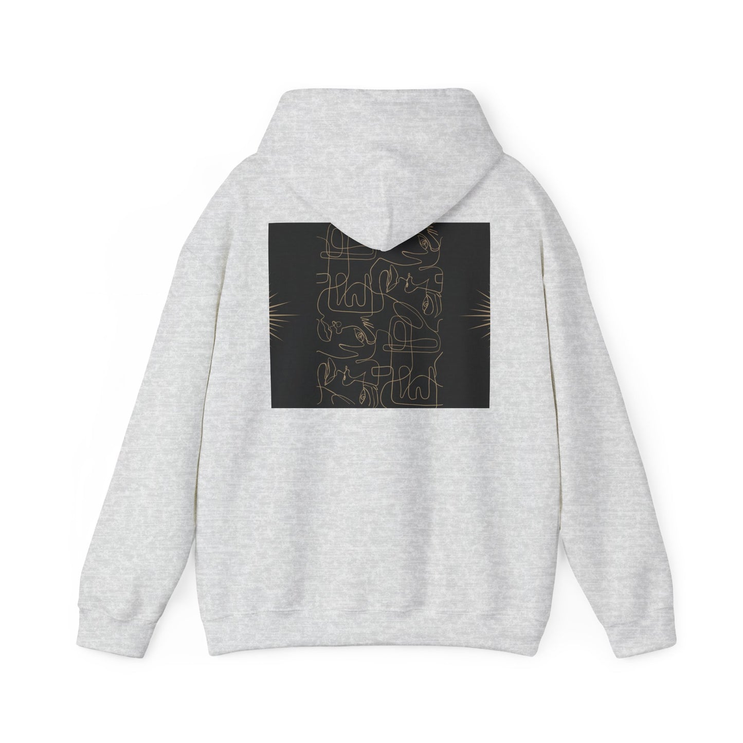 Lotus Design Hooded Sweatshirt, Unisex Hoodie, Cozy Fashion, Yoga Gift, Spiritual Apparel, Meditation Wear, Gift for Him, Gift for Her, Fall Crewneck, Autumn Vibes
