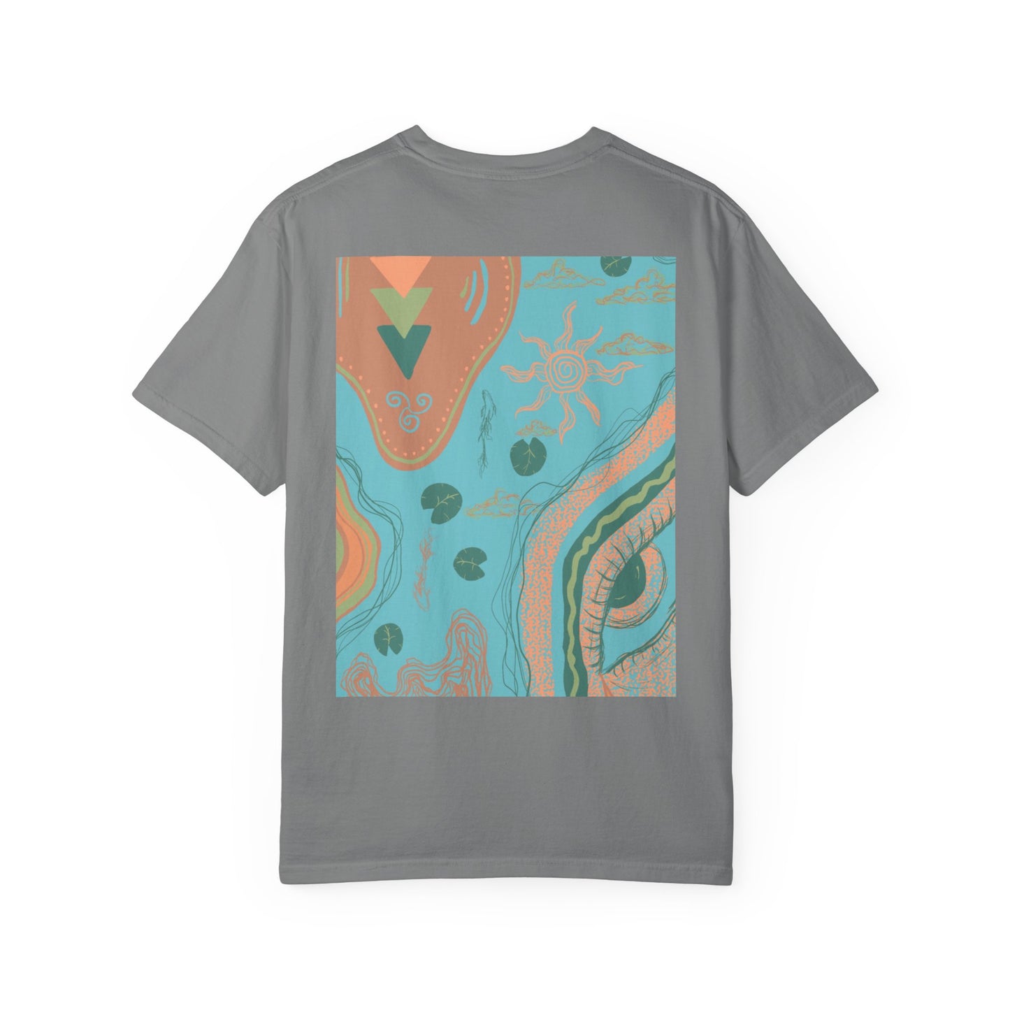 Vibrant Unisex Graphic T-shirt, Bohemian Tee, Casual Wear, Gift for Friends, Festival Apparel, Summer Style, Unique Design