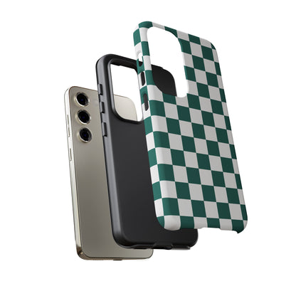 Stylish Checkered Phone Case, Protective Cover, Unique Gift, Trendy Accessory, Customizable Design, Ideal for All Ages
