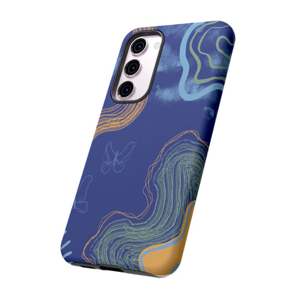 Artistic Phone Case, Abstract Phone Cover, Gift for Her, Modern Design, Boho Phone Case, Unique Phone Accessories