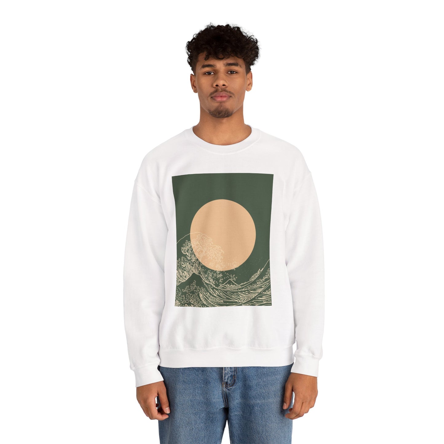 Nature-Inspired Unisex Crewneck Sweatshirt, Cozy Casual Wear, Gift for Outdoor Lovers, Perfect for Fall and Winter