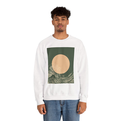 Nature-Inspired Unisex Crewneck Sweatshirt, Cozy Casual Wear, Gift for Outdoor Lovers, Perfect for Fall and Winter