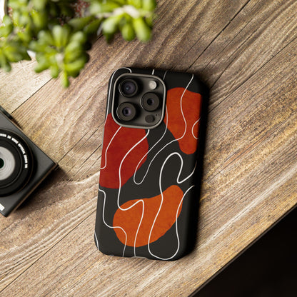 Stylish Phone Case with Abstract Design, Tough Cases for Modern Life, Trendy Phone Accessory, Unique Gift Idea, Holiday Present