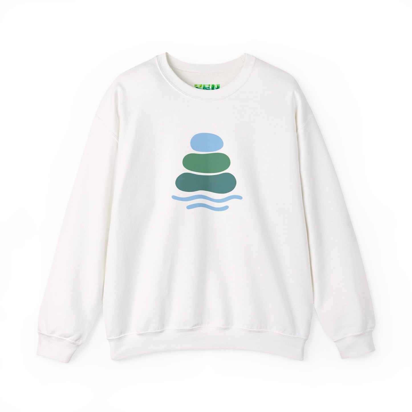 Serene Balance Crewneck Sweatshirt, Cozy Layering Piece, Casual Everyday Wear, Ideal for Relaxation, Gift for Mindfulness Enthusiasts