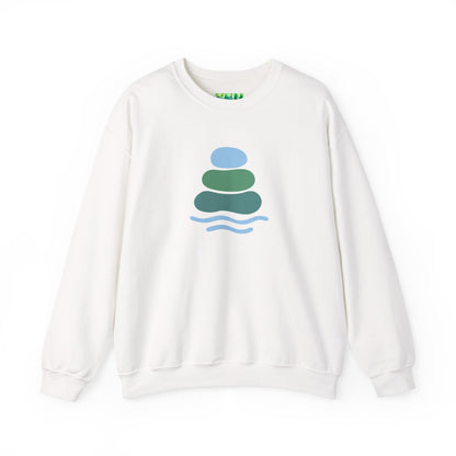 Serene Balance Crewneck Sweatshirt, Cozy Layering Piece, Casual Everyday Wear, Ideal for Relaxation, Gift for Mindfulness Enthusiasts