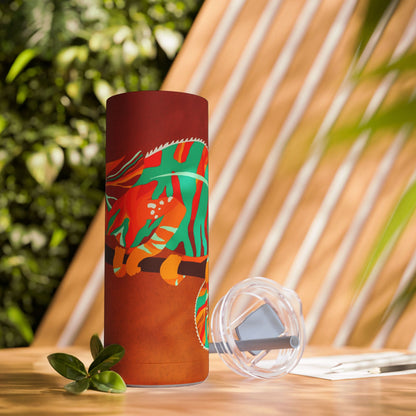 Colorful Animal Print Tumbler, 20oz, Eco-Friendly Travel Mug, Unique Gift for Wildlife Lovers, Party or Everyday Use, Stylish Drinkware