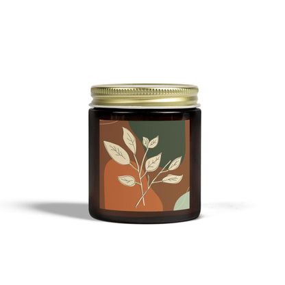 Aromatherapy Candle Jar, Eco-Friendly Home Decor, Relaxing Gift, Spa Vibes, Organic Coconut Apricot Wax