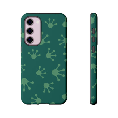 Frog Print Phone Case, Nature Lover Gift, Eco-Friendly Cover, Fun Green Design, Unique Frog Accessories