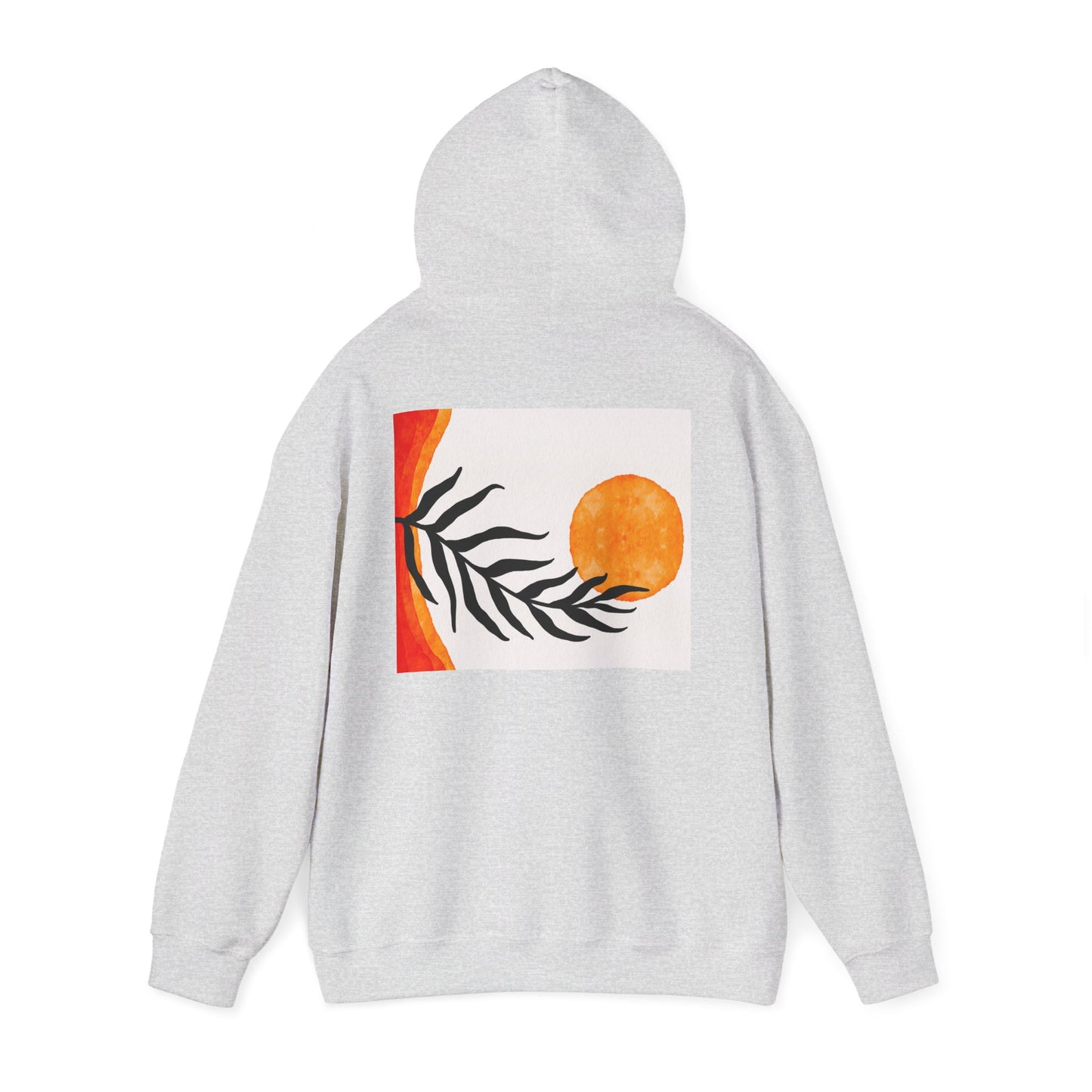 Lotus and Sunset Unisex Hoodie - Cozy Gift for Mindfulness, Meditation, or Nature Lovers, Perfect for Fall and Winter