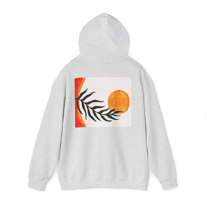 Lotus and Sunset Unisex Hoodie - Cozy Gift for Mindfulness, Meditation, or Nature Lovers, Perfect for Fall and Winter