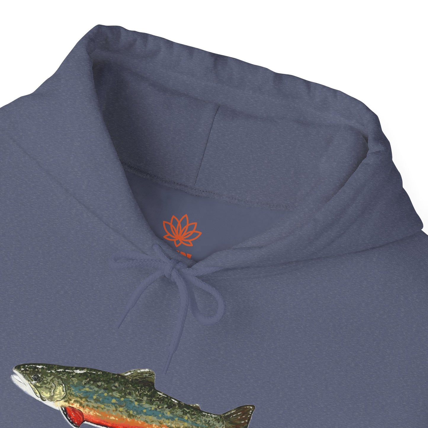 Trout Design Heavy Blend Hoodie, Fishing Gift, Outdoor Apparel, Comfortable Sweatshirt, Unisex Hoodie, Casual Fishing Wear