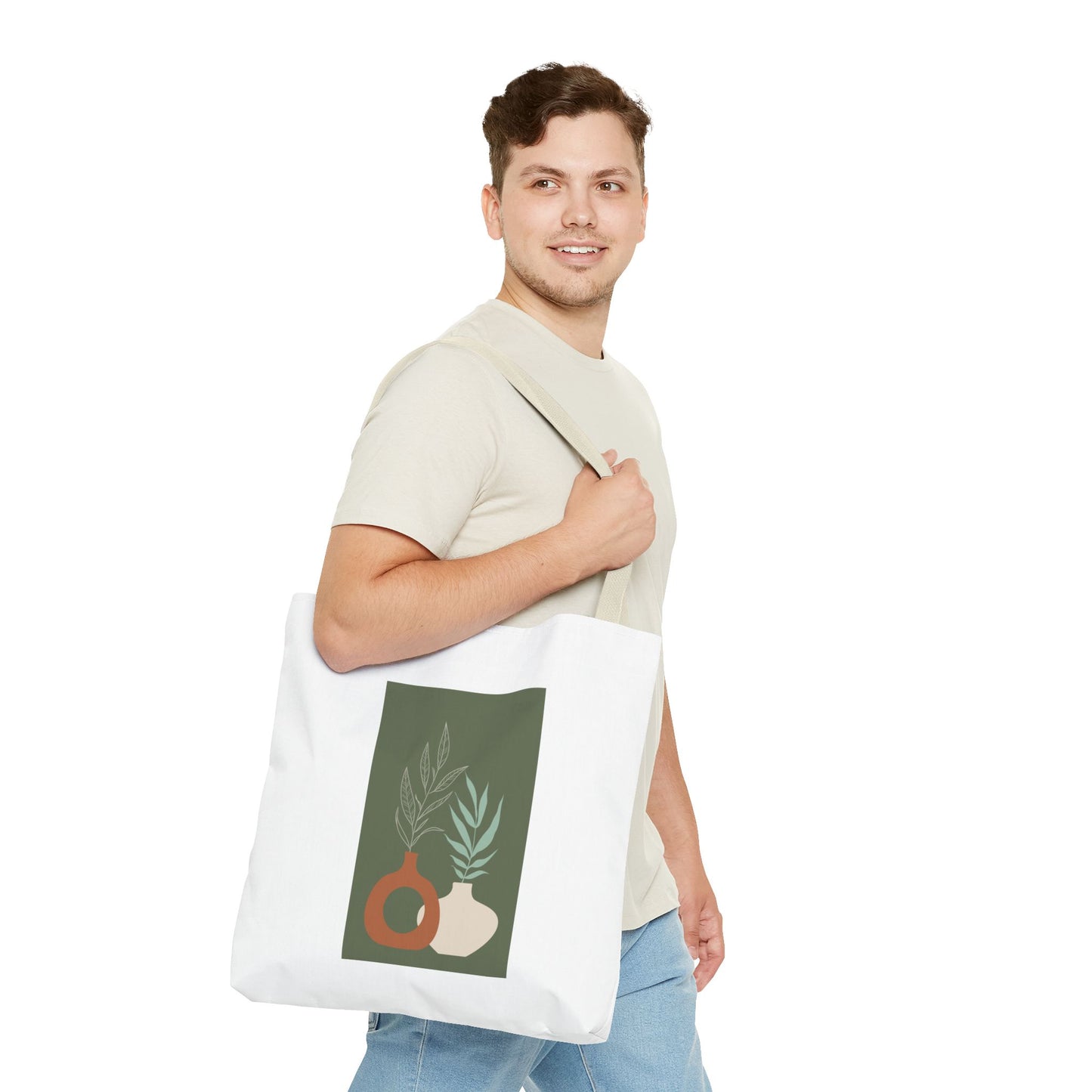 Stylish AOP Tote Bag, Eco-Friendly Shopping Bag, Reusable Carryall, Art Print Handbag, Gift for Her