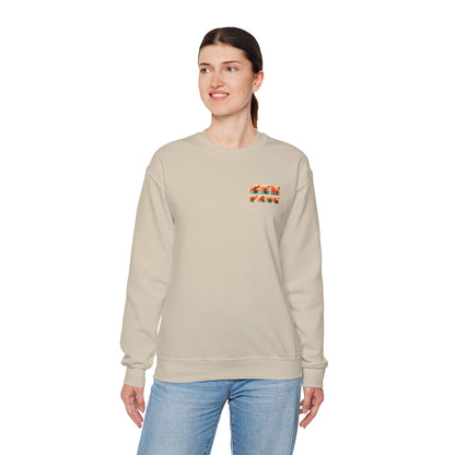 Funky Snake Unisex Crewneck Sweatshirt, Cozy Apparel, Unique Gift, Snake Art, Relaxed Style, Perfect for Casual Outings