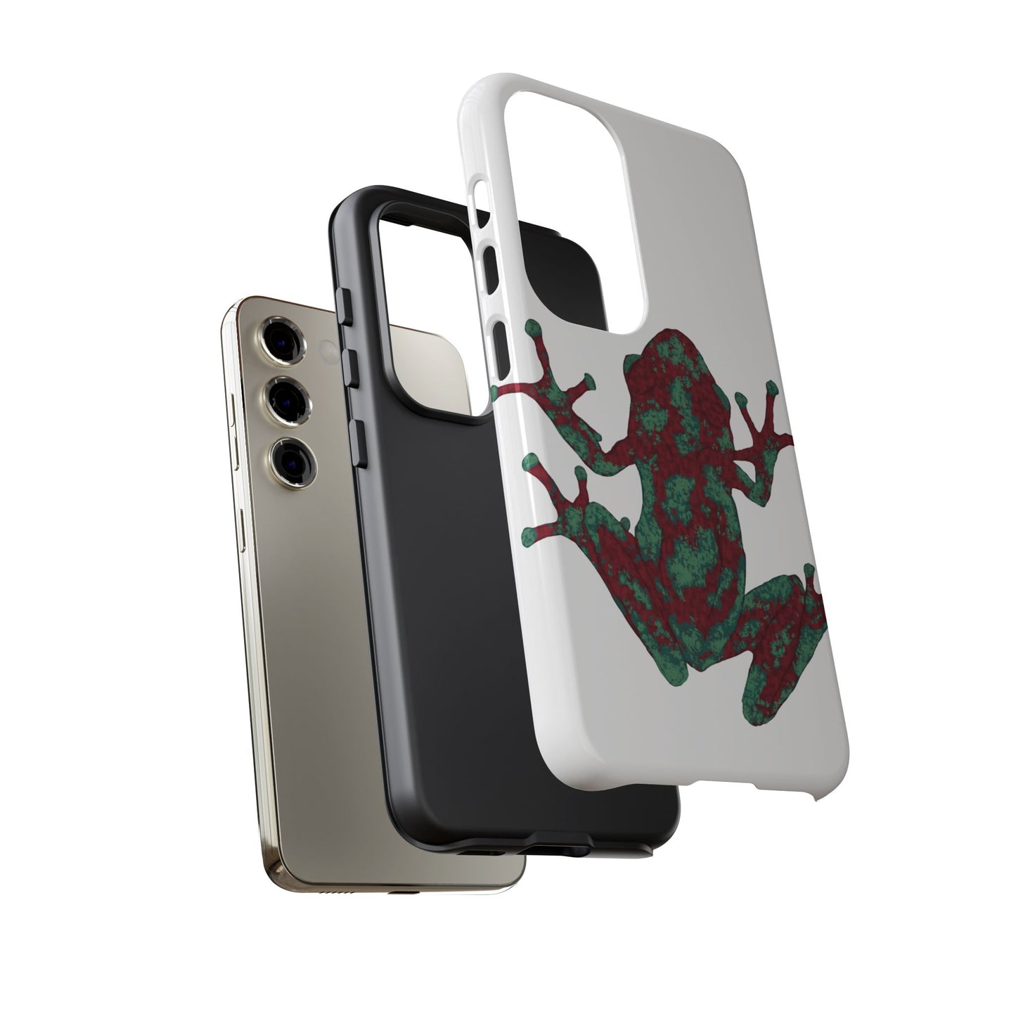 Frog Phone Case, Tough Cases, Eco-Friendly Phone Accessories, Unique Gifts for Nature Lovers, Cute Frog Design