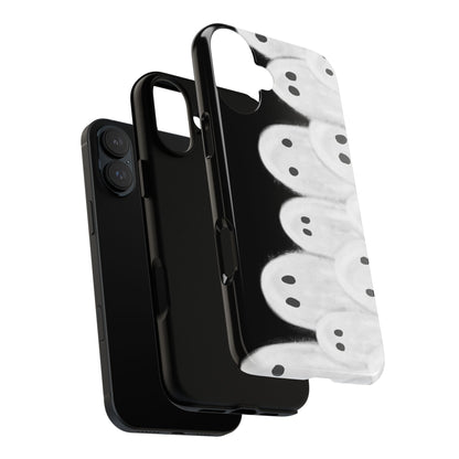 Painted Ghosts Phone Case | Ghostly Tough Phone Case for Spooky Style, Halloween Gift, Phone Cover, Ghost Theme, Unique Accessory, Spooky Season, Viral Painted Ghosts Inspired Design