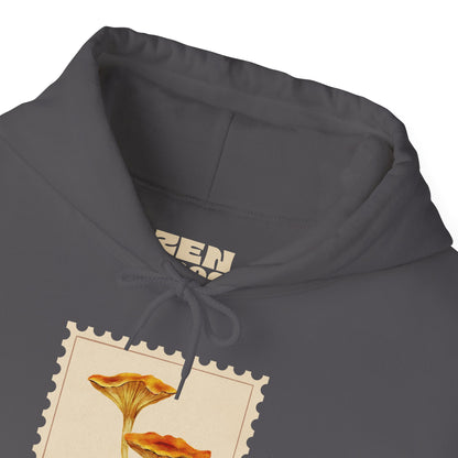 Botanical Print Hoodie, Cozy Sweatshirt, Nature Lover Gift, Comfortable Casual Wear, Fall Fashion, Unisex Hoodie, Comfy Mushroom Hoodie, Nature Vibes, Perfect for Fall
