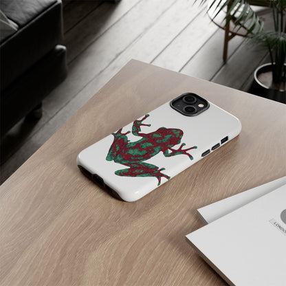 Frog Phone Case, Tough Cases, Eco-Friendly Phone Accessories, Unique Gifts for Nature Lovers, Cute Frog Design