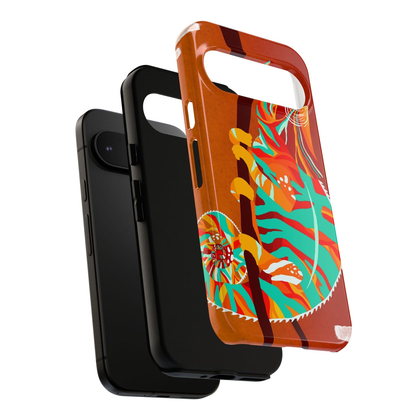 Chameleon Phone Case - Vibrant Artistic Design, Tough Cases for Animal Lovers, Unique Gift, Eco-Friendly Protection