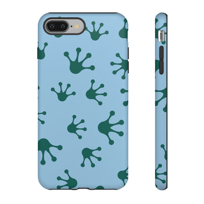 Frog Pattern Phone Case, Tough Cases for Nature Lovers, Unique Gift for Kids, Eco-Friendly Accessories, Stylish Cell Phone Cover, Cute Frog Print Pattern, Artsy Phone Cases