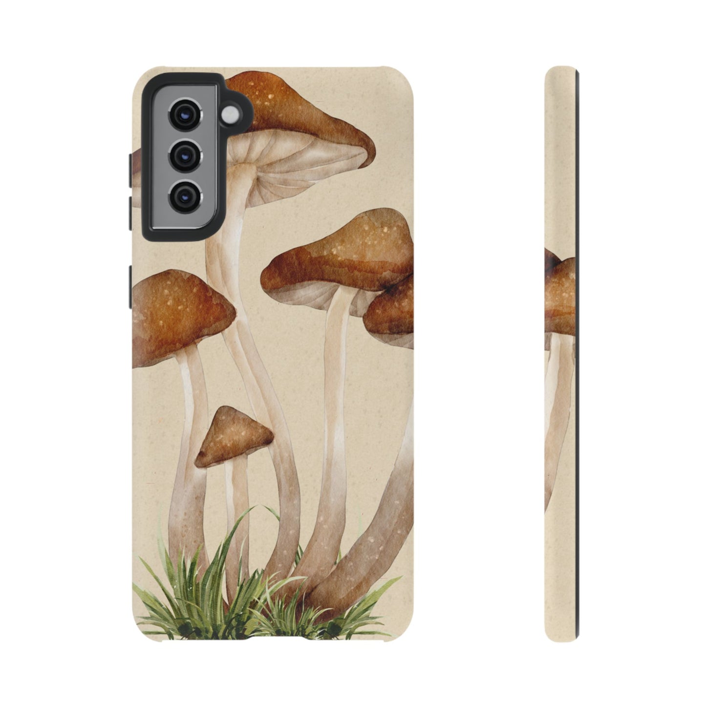 Mushroom Phone Case - Nature Lover, Eco-Friendly Gift, Cute Cell Phone Cover, Aesthetic Tech Accessory, Unique Fall Decor, Artsy Phone Cases, Cute, Gift for Her, Nature-inspired Designs, Durable Cases