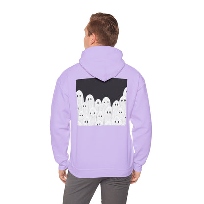 Painted Ghosts Pullover | Halloween Ghost Hoodie, Unisex Boo Sweatshirt, Spooky Gift for Fall, Cozy Halloween Apparel, Ghost Lover Hoodie, Perfect for Spooky Season