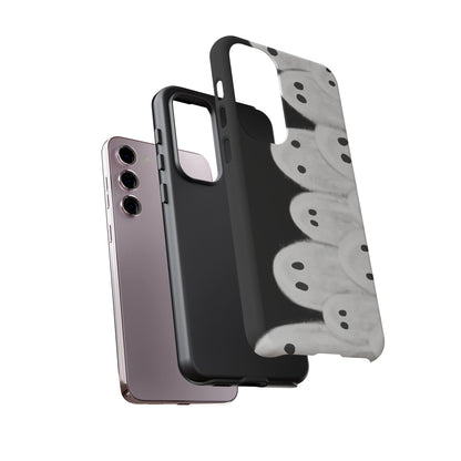 Painted Ghosts Phone Case | Ghostly Tough Phone Case for Spooky Style, Halloween Gift, Phone Cover, Ghost Theme, Unique Accessory, Spooky Season, Viral Painted Ghosts Inspired Design
