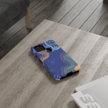 Artistic Phone Case, Abstract Phone Cover, Gift for Her, Modern Design, Boho Phone Case, Unique Phone Accessories