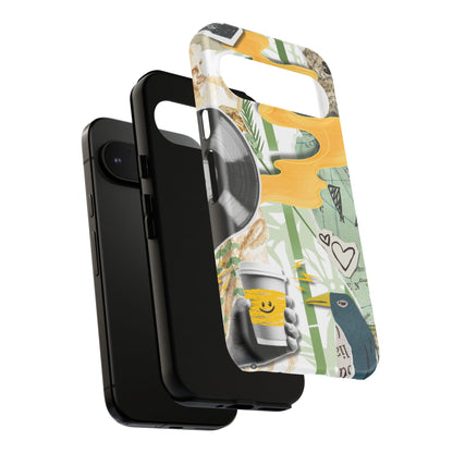 Artistic Phone Case, Unique Cell Phone Cover, Trendy Gifts for Music Lovers, Eco-Friendly Phone Accessory, Stylish Tech Gifts, Cool Cases, Unique Phone Cases