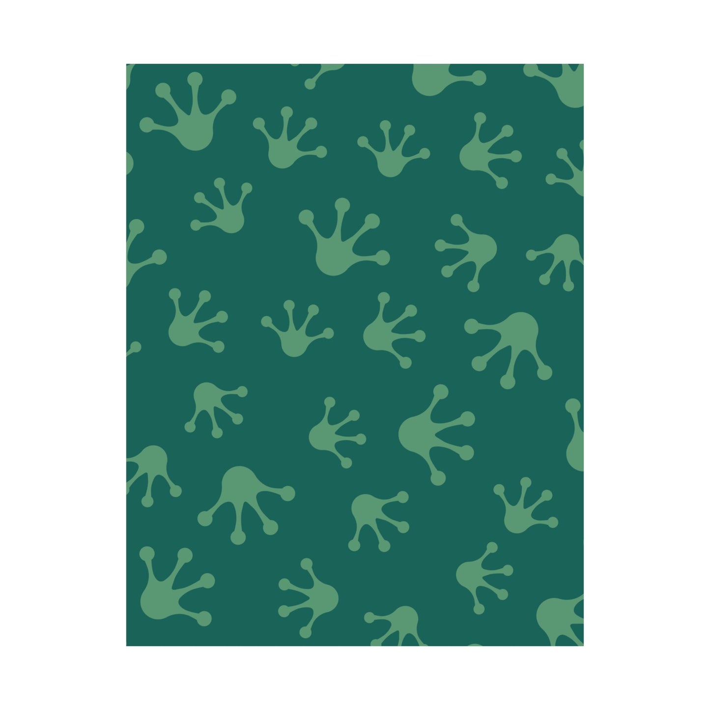 Frog Splash Art Prints, Fun Wall Decor for Kids, Nursery Room Accent, Green Frog Pattern Posters, Gift for Frog Lovers