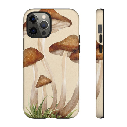 Mushroom Phone Case - Nature Lover, Eco-Friendly Gift, Cute Cell Phone Cover, Aesthetic Tech Accessory, Unique Fall Decor, Artsy Phone Cases, Cute, Gift for Her, Nature-inspired Designs, Durable Cases