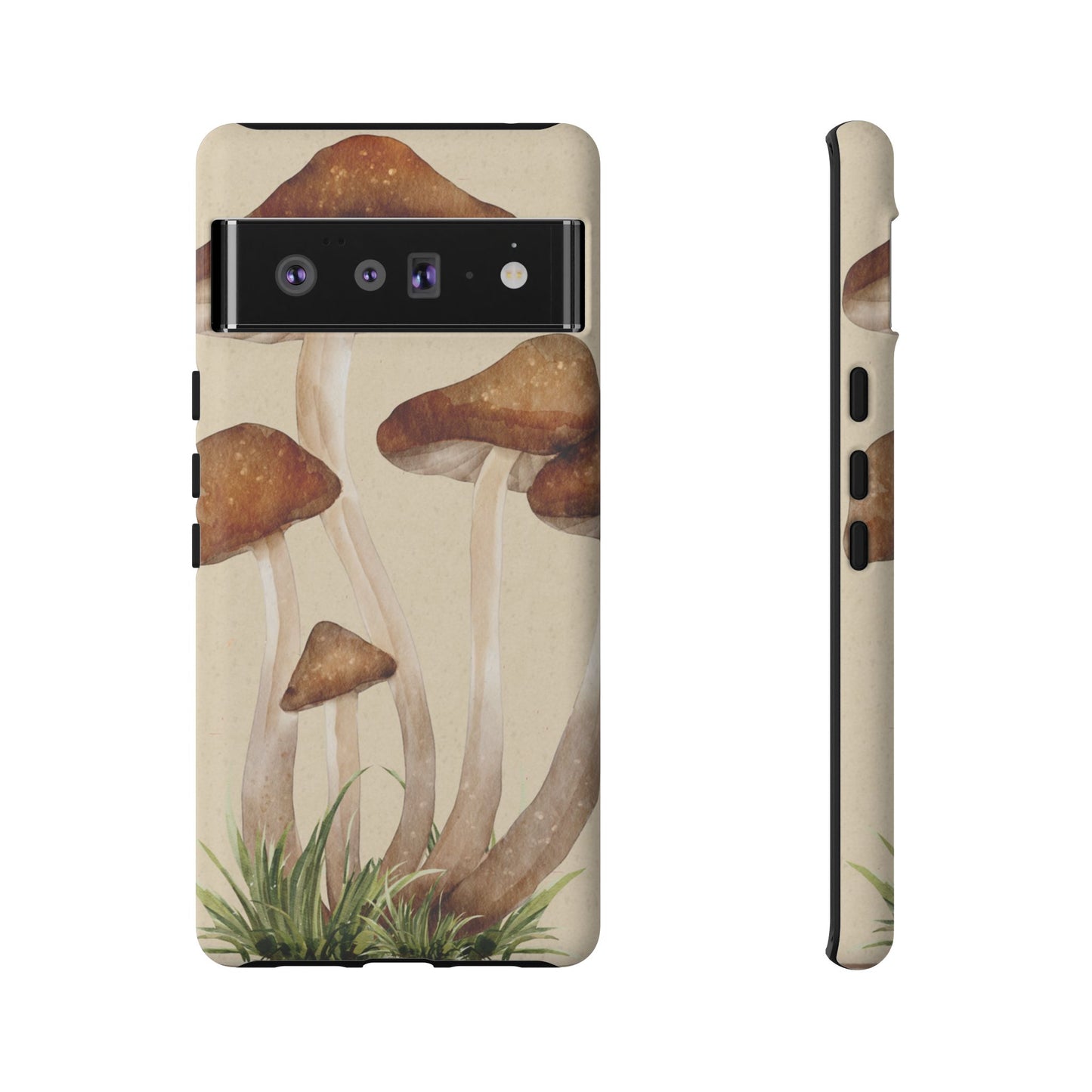 Mushroom Phone Case - Nature Lover, Eco-Friendly Gift, Cute Cell Phone Cover, Aesthetic Tech Accessory, Unique Fall Decor, Artsy Phone Cases, Cute, Gift for Her, Nature-inspired Designs, Durable Cases
