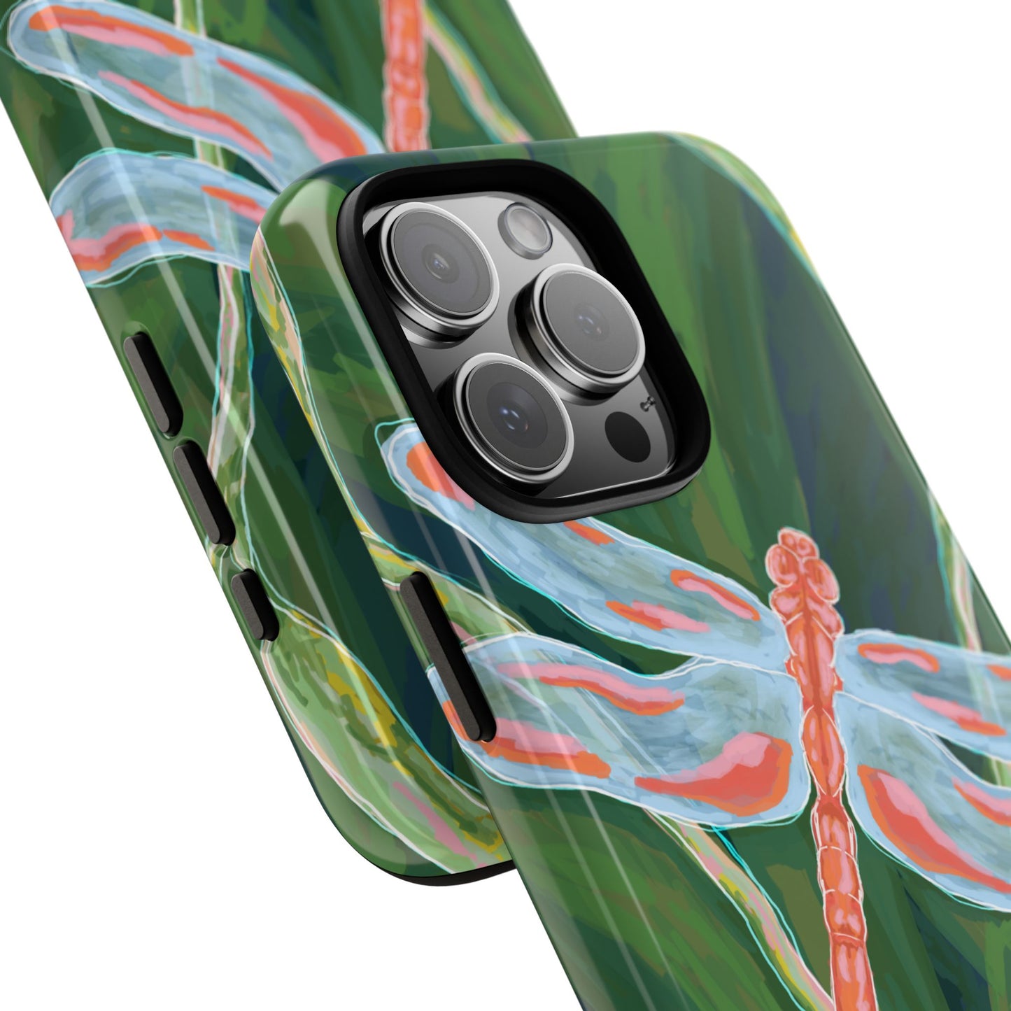 Dragonfly Phone Case, Tough Cases for Nature Lovers, Unique Phone Cover, Eco-Friendly Gift, Colorful Protection