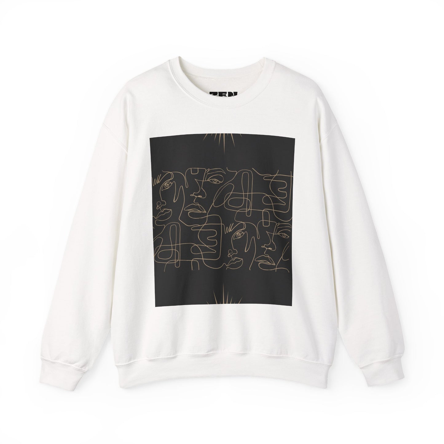 Stylish Unisex Crewneck Sweatshirt - Modern Art Design, Cozy Gift for Him/Her, Perfect for Fall, Casual Wear, Art Lovers, Abstract, Minimalist, Autumn Vibes