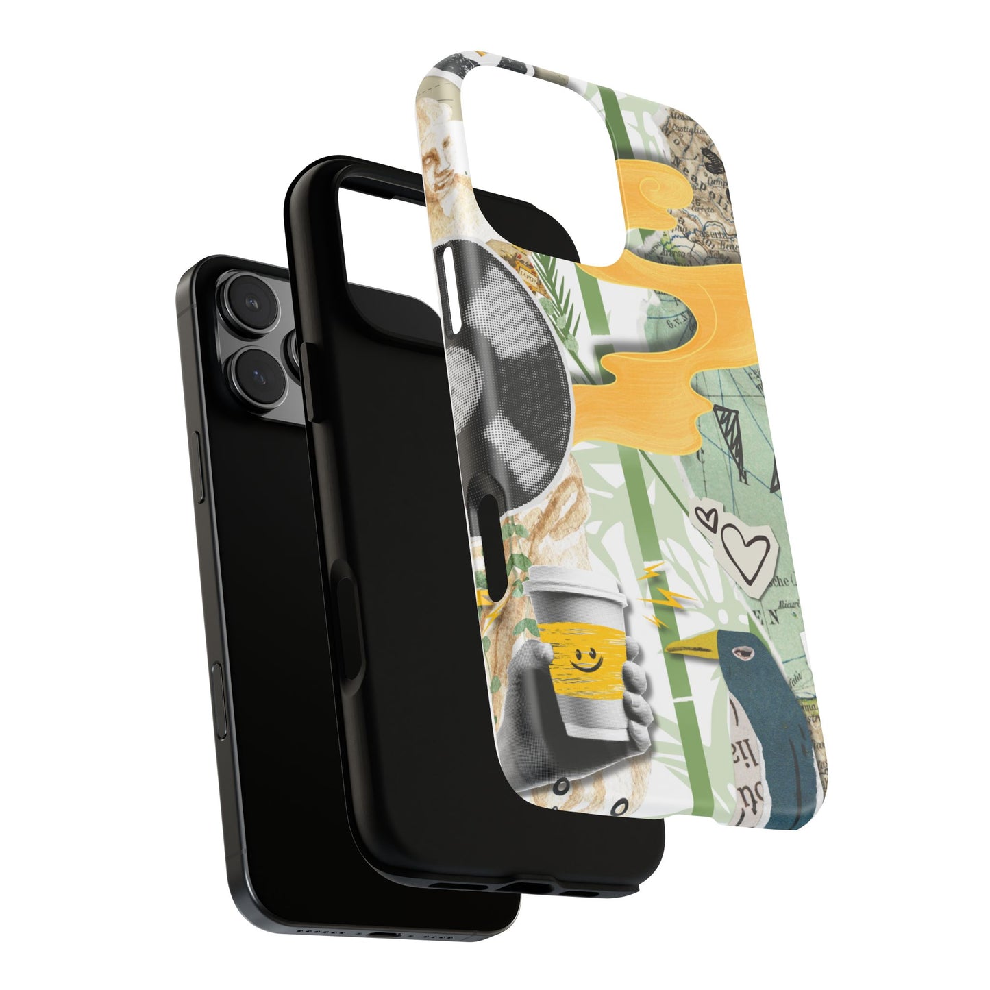 Artistic Phone Case, Unique Cell Phone Cover, Trendy Gifts for Music Lovers, Eco-Friendly Phone Accessory, Stylish Tech Gifts, Cool Cases, Unique Phone Cases