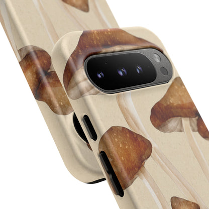 Mushroom Phone Case - Nature Lover, Eco-Friendly Gift, Cute Cell Phone Cover, Aesthetic Tech Accessory, Unique Fall Decor, Artsy Phone Cases, Cute, Gift for Her, Nature-inspired Designs, Durable Cases