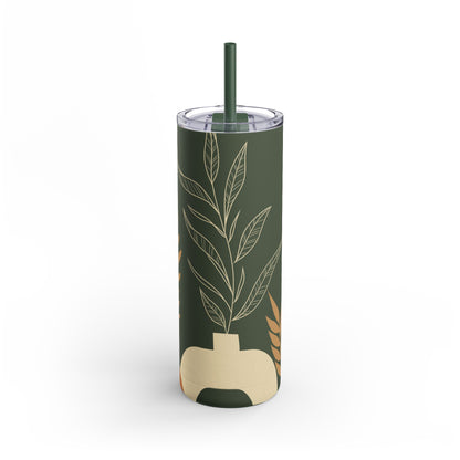 Boho-Inspired Tumbler, Modern Minimalist, Matte, Gift for Her, Mother's Day Gift, Nature Tumbler